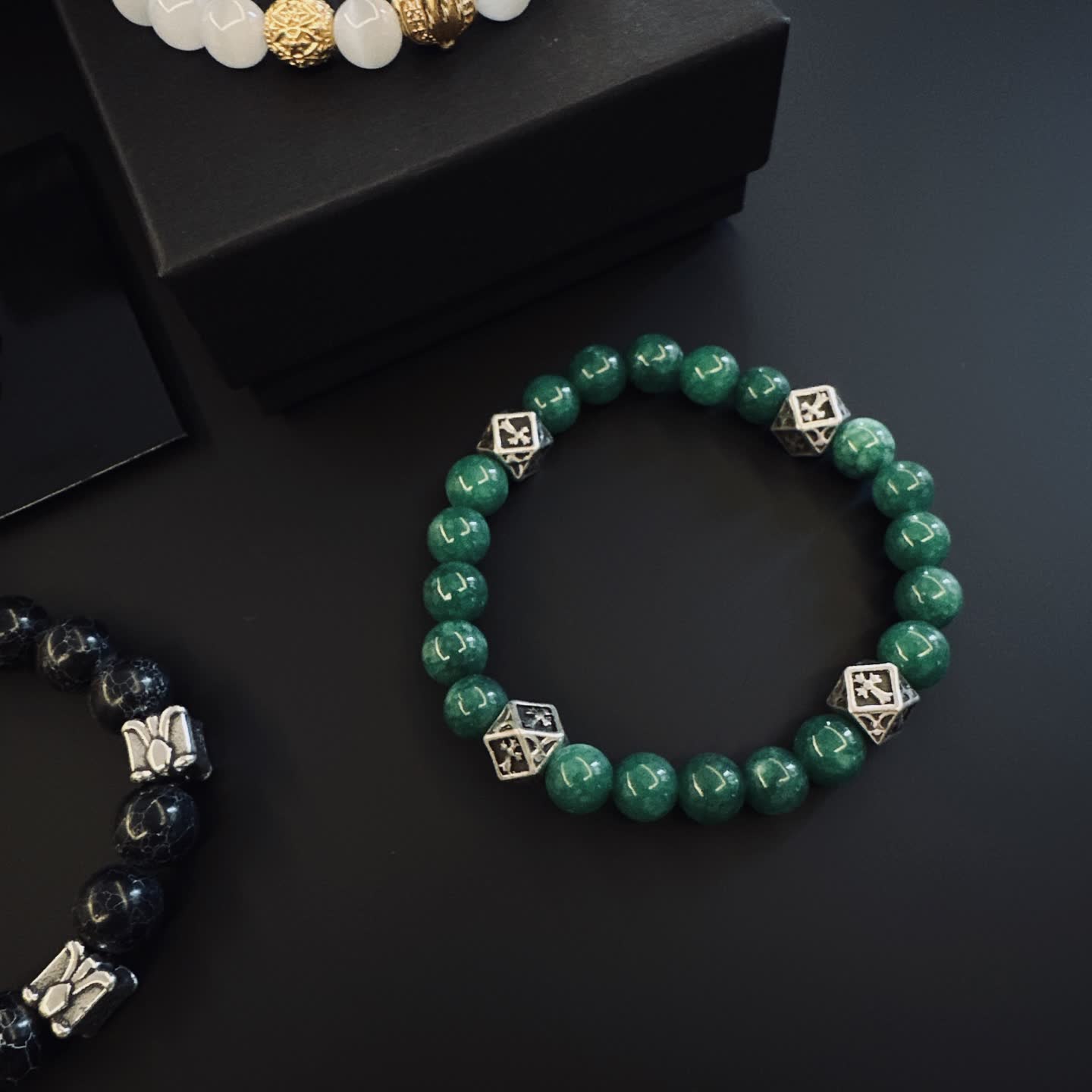 Chrome Hearts Gemstone Bracelets Set